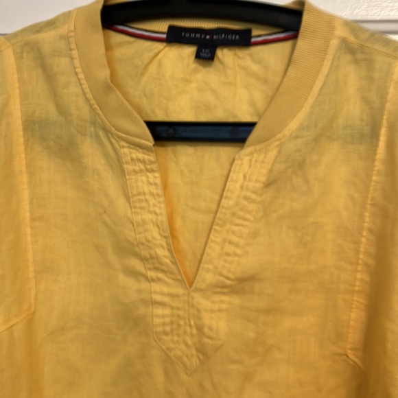 Tommy Hilfiger blouse 100% linen size L - Picture 4 of 14
